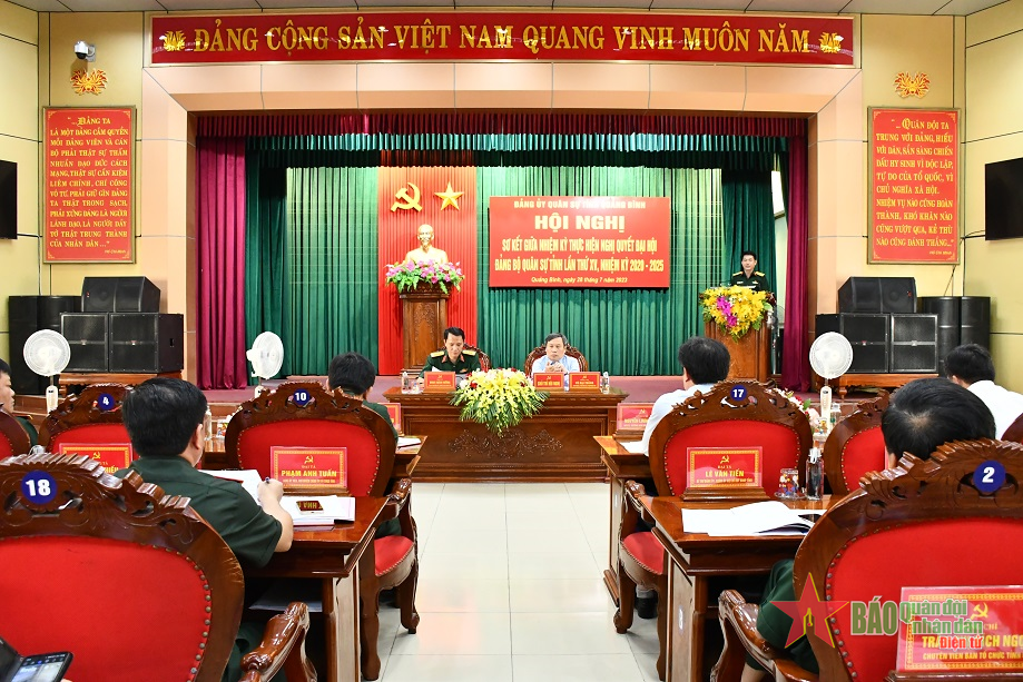 Đảng ủy Quân sự tỉnh Quảng Bình lãnh đạo hoàn thành tốt nhiệm vụ quân sự, quốc phòng

